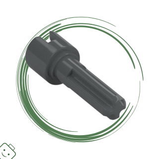 LEGO® dílek Technic, Steering CV Joint Narrow with 2L Axle / 92906