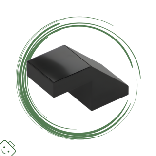 LEGO® dílek Slope 45 2 x 1 with Cutout without Stud / 28192