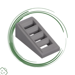 LEGO® dílek Slope 18 2 x 1 x 2/3 with Grille / 61409