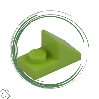 LEGO® dílek Slope 45 2 x 1 with 2/3 Cutout / 92946