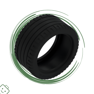 LEGO® dílek Tire 56 x 28 ZR Street / 41897