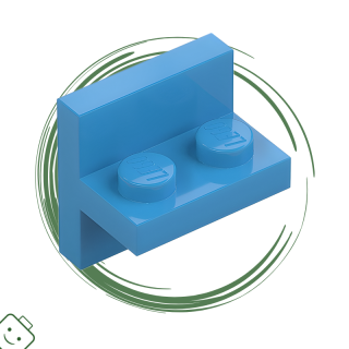 LEGO® dílek Bracket 2 x 2 - 1 x 2 Centered / 41682