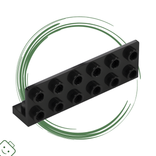 LEGO® dílek Bracket 1 x 6 - 2 x 6 Inverted with 1 x 4 Cutout / 5090