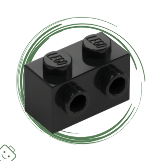 LEGO® dílek Brick, Modified 1 x 2 with Studs on 1 Side / 11211
