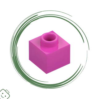 LEGO® dílek Brick, Modified 1 x 1 x 2/3 with Open Stud / 86996