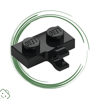 LEGO® dílek Plate, Modified 1 x 2 with Clip on Side (Horizontal Grip) / 11476