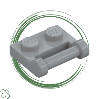 LEGO® dílek Plate, Modified 1 x 2 with Bar Handle on Side - Closed Ends / 48336
