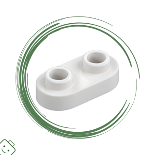 LEGO® dílek Plate, Round 1 x 2 with Open Studs / 35480