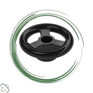 LEGO® dílek Vehicle, Steering Wheel Small, 2 Studs Diameter / 30663