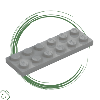 LEGO® dílek Plate 2 x 6 / 3795