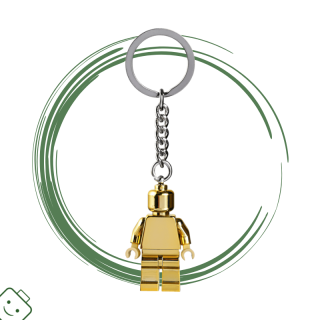 LEGO® Přívěsek na klíče se zlatou minifigurkou / 850807