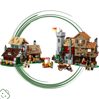 LEGO® Icons Středověké náměstí - obal 2. jakosti / 10332-x