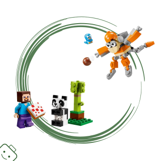 LEGO® Minecraft® Steve a pandí mládě - limitovaná edice / 30672