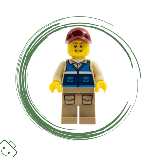 LEGO® minifigurka City Wildlife Rescue Worker / 30570 cty1292