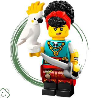 LEGO® minifigurka 27. série Pirátská kormidelnice (Pirate Quartermaster) / 71048 col27-10