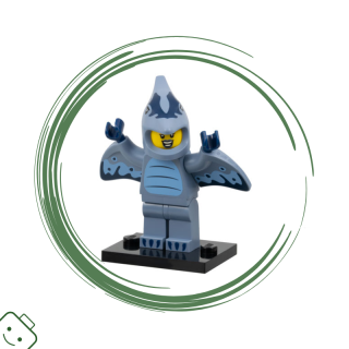LEGO® minifigurka 27. série Fanoušek v kostýmu pterodaktyla (Pterodactyl Costume Fan) / 71048 col27-6