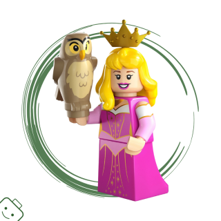 LEGO® minifigurka Sté výročí Disney™ Šípková Růženka (Aurora) / 71038-8 / coldis100-8