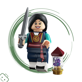 LEGO® minifigurka Sté výročí Disney™ Mulan / 71038-9 / coldis100-9