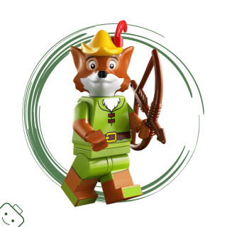 LEGO® minifigurka Sté výročí Disney™ Robin Hood / 71038-14 / coldis100-14