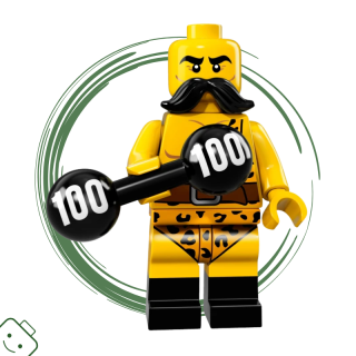 LEGO® minifigurka 17. série Silák z cirkusu (Circus Strongman) / 71018 col17-2