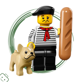 LEGO® minifigurka 17. série Znalec (Connoisseur) / 71018 col17-9