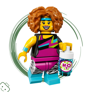 LEGO® minifigurka 17. série Taneční instruktorka (Dance Instructor) / 71018 col17-14