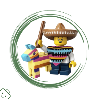 LEGO® minifigurka 20. série Chlapec s piñatou (Piñata Boy) / 71027 col20-1