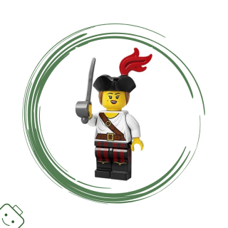 LEGO® minifigurka 20. série Pirátka (Pirate Girl) / 71027 col20-5