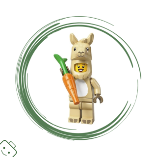 LEGO® minifigurka 20. série Dívka v kostýmu lamy (Llama Costume Girl) / 71027 col20-7