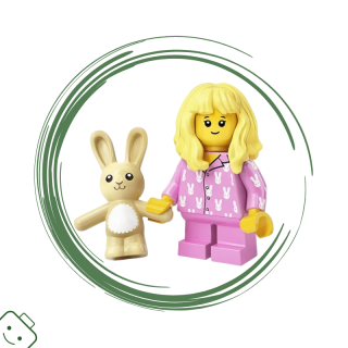 LEGO® minifigurka 20. série Dívka v pyžamu (Pajama Girl) / 71027 col20-15
