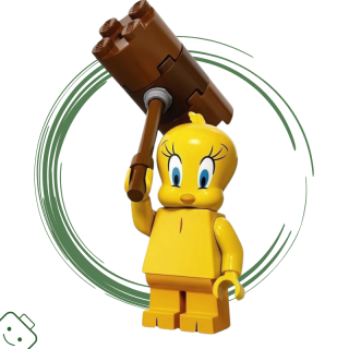 LEGO® minifigurka Looney Tunes™ Kanárek Tweety (Tweety Bird) / 71030 collt-5