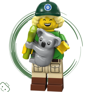 LEGO® minifigurka 24. série Ochranář (Conservationist) / 71037 col24-8