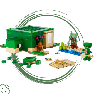 LEGO® Minecraft® Želví domek na pláži / 21254