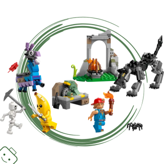 LEGO® Fortnite Peely a Sparkplug a jejich tábořiště / 77075