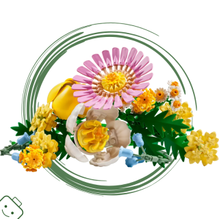 LEGO® Botanicals Drobná slunečná kytice - obal 2. jakosti / 10347-x