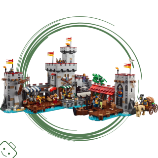 LEGO® bricklink Středověké tržiště u moře / 910047