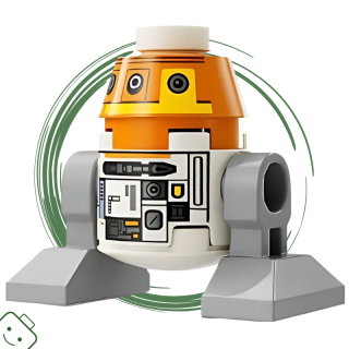 LEGO® minifigurka Star Wars™ Astromech Droid, C1-10P (Chopper) / 75357 sw1308
