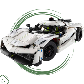 LEGO® Technic Bílé hyperauto Koenigsegg Jesko Absolut / 42184