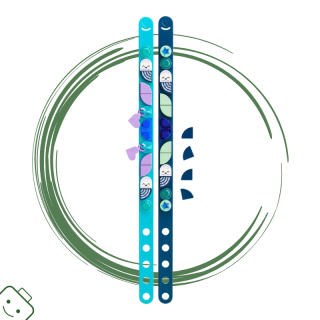 LEGO® DOTS Náramky s ozdobami – v hlubinách oceánů / 41942