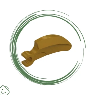 LEGO® dílek Barb / Claw / Horn / Tooth with Clip, Curved / 16770